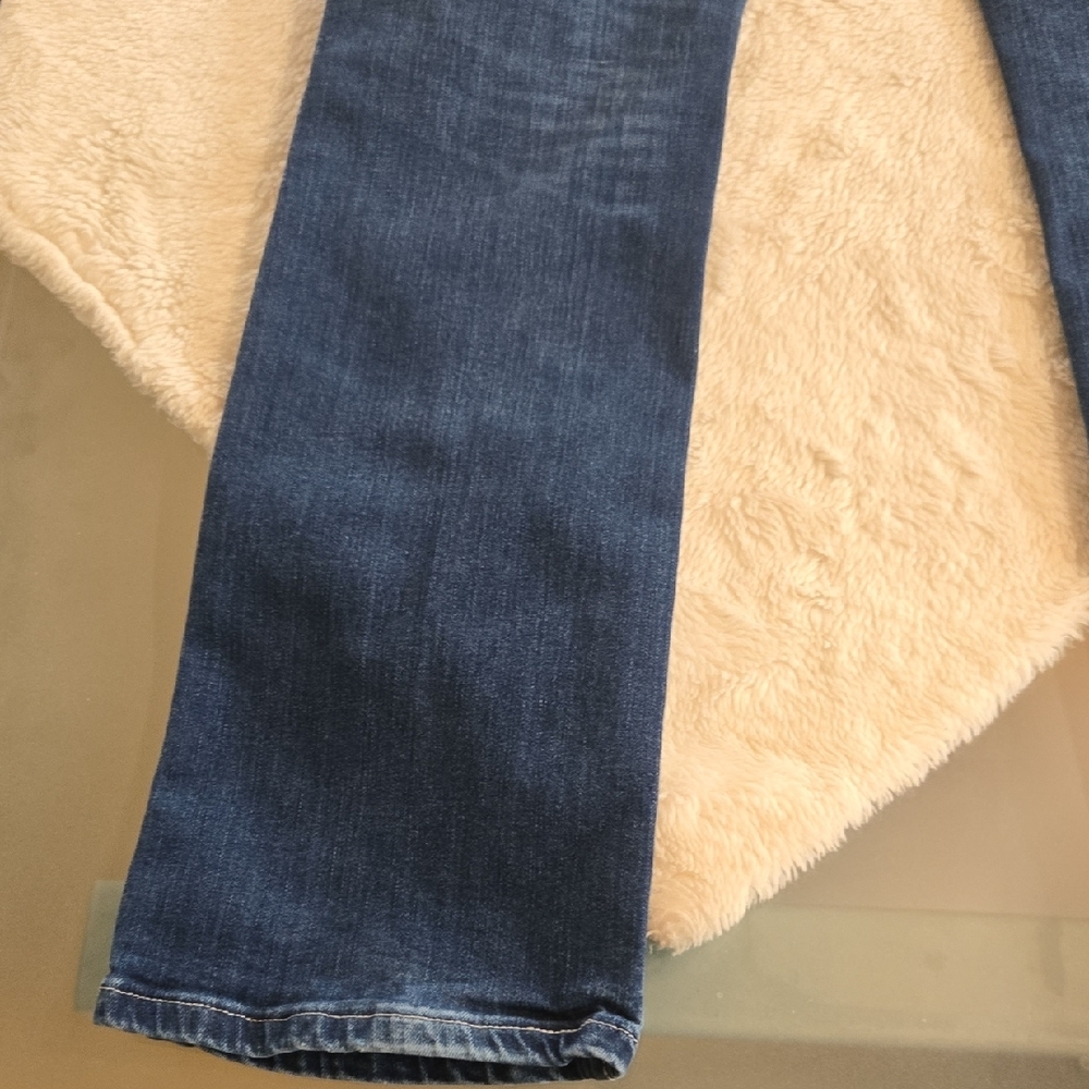 Wrangler Blue Boot Cut Jeans with Embroidered Pocket - Picture 5 of 11